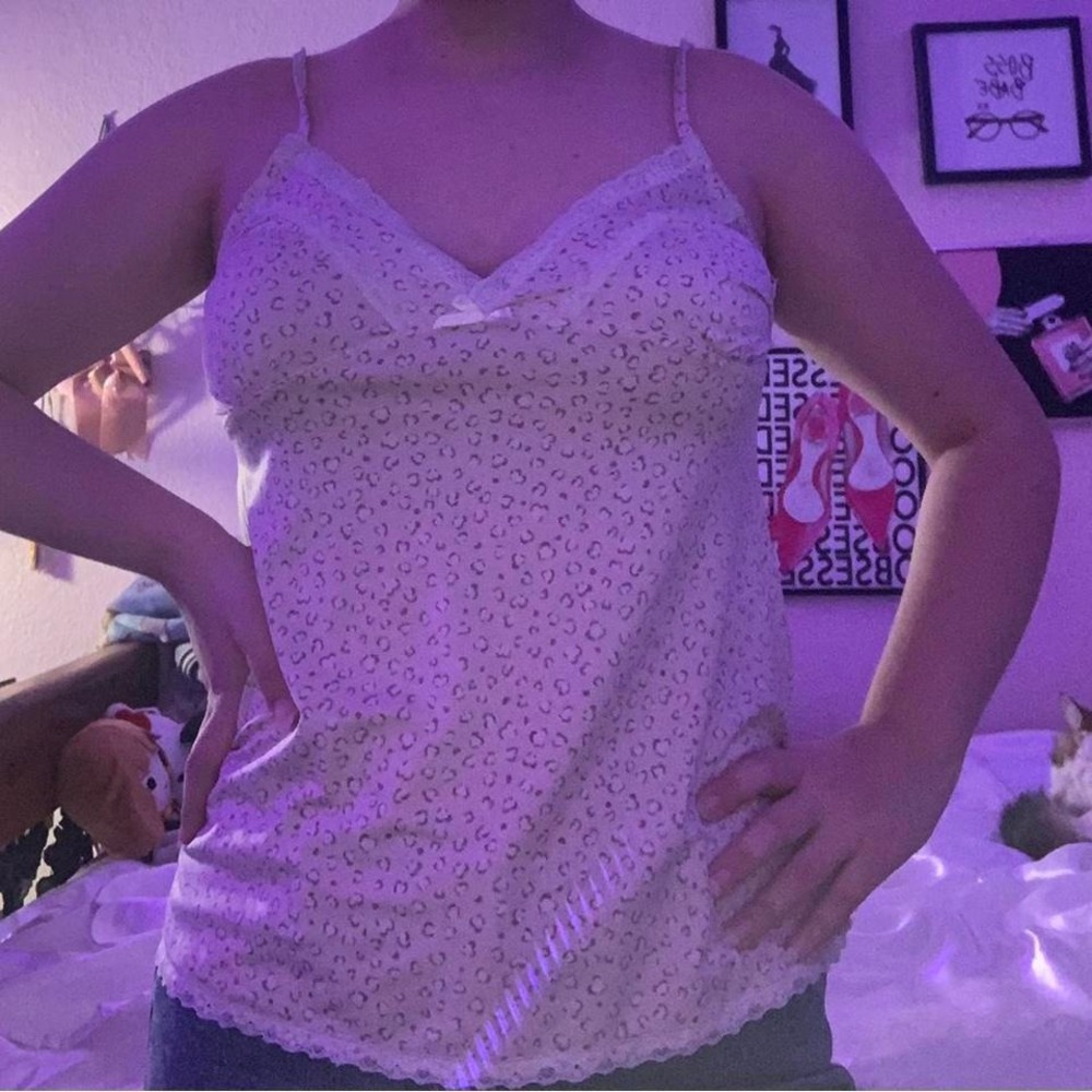 Marilyn Monroe cheetah print pink tank top size XL
